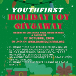 Holiday Toy Giveaway Spanish Flyer